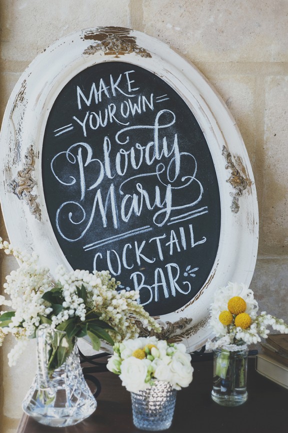 Bloody Mary cocktail bar sign
