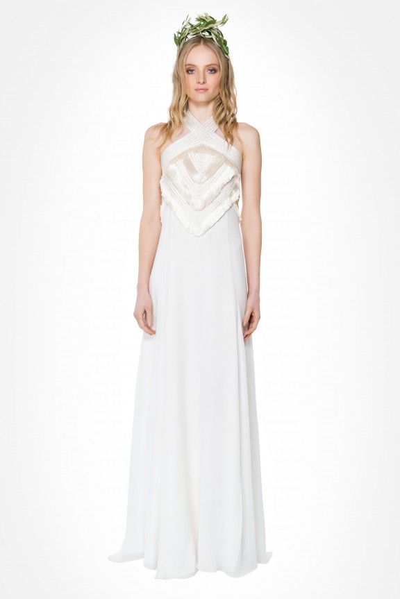 Mara Hoffman Persephone fringe dress | Top 5 wedding dresses under $1000