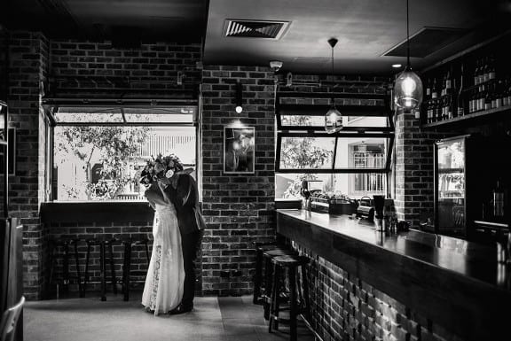 Modern Perth wedding at Halcyon Pintxos & Wine | Photography by CJ Williams