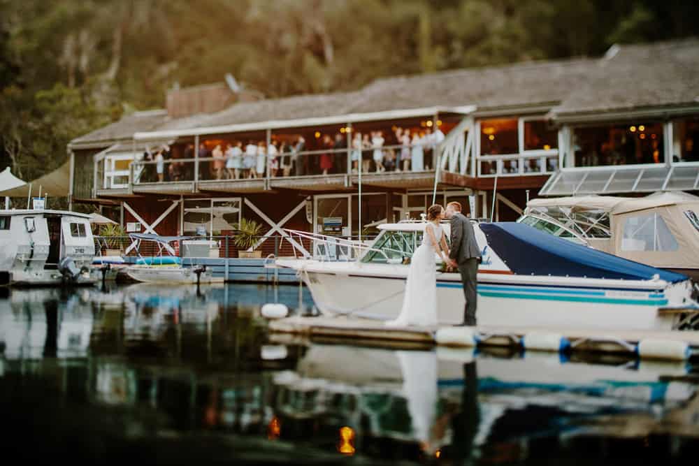 Australian waterfront wedding venues - Pilu at Akuna Bay