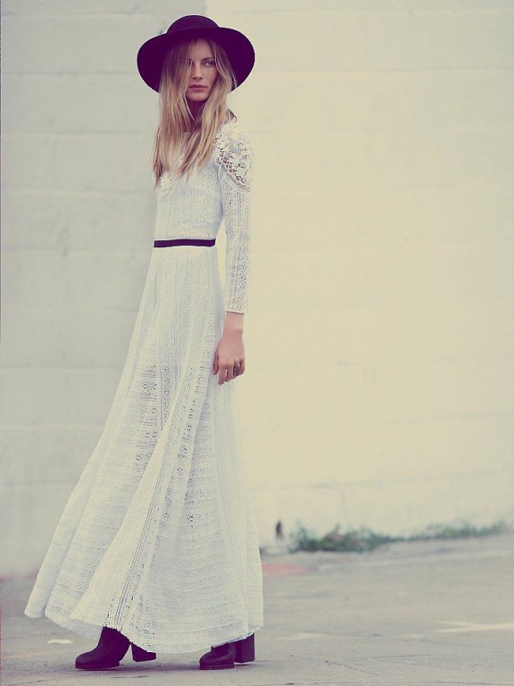 Free People Victorian lace dress