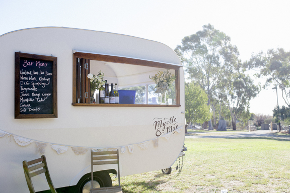 Myrtle and Mae vintage caravan