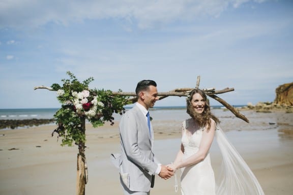 Surf Coast beach wedding by Love Katie & Sarah