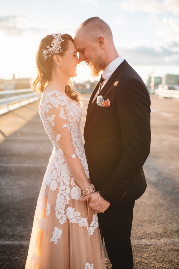 Industrial Transcontinental Hotel Wedding | Photography by Trent and Jessie