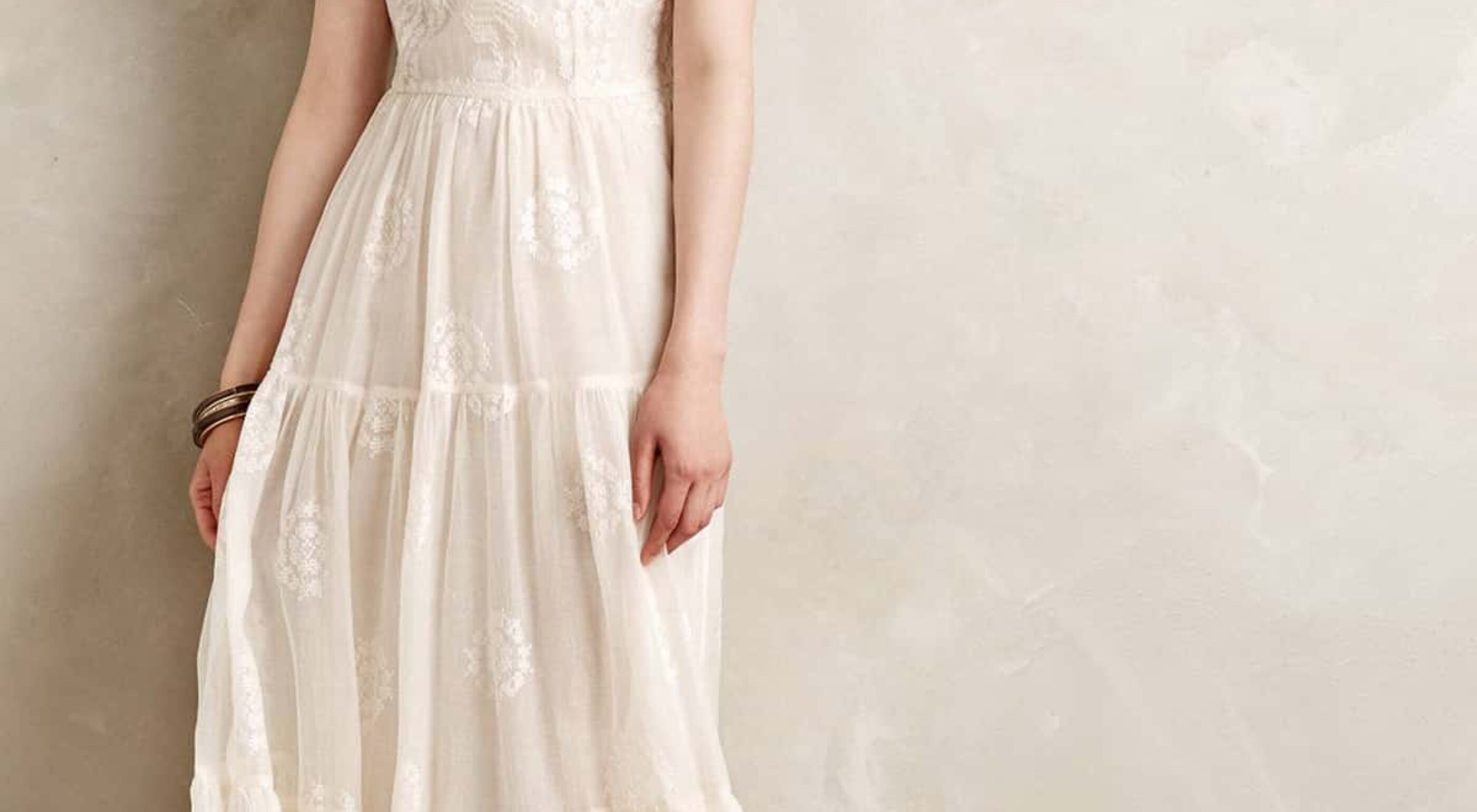 by anthropologie slim lace maxi dress