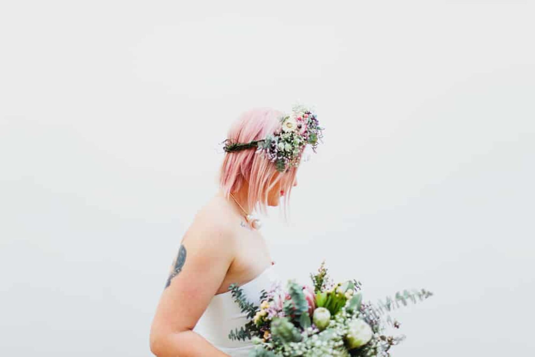 A foliage-filled wedding at Loose Leaf, Collingwood | Photography by Sayher Heffernan