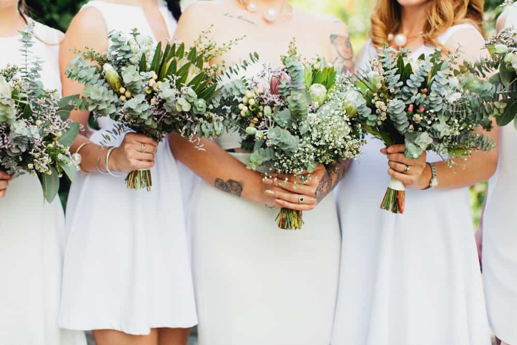 Native Australian wedding bouquets