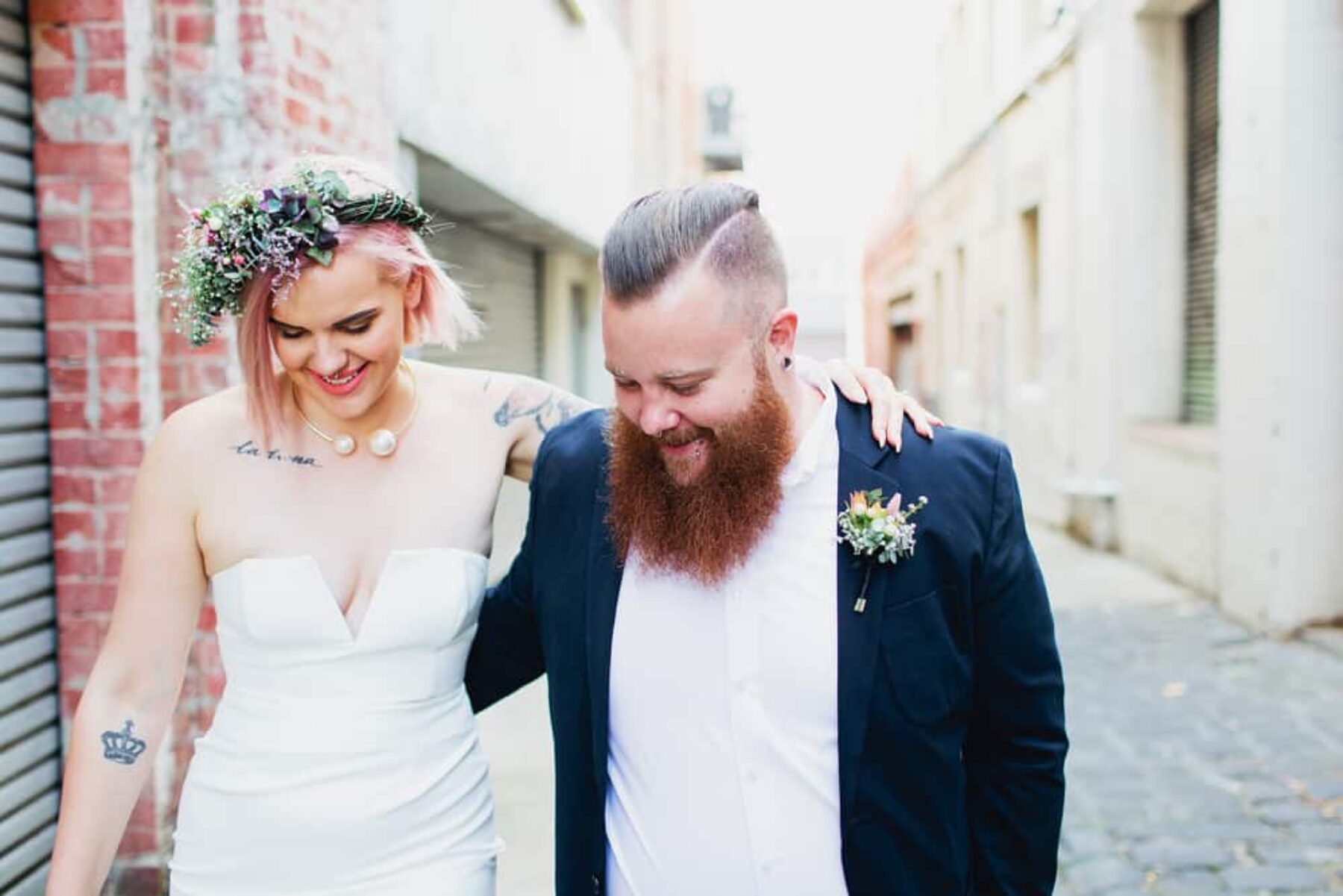 A foliage-filled wedding at Loose Leaf, Collingwood | Photography by Sayher Heffernan