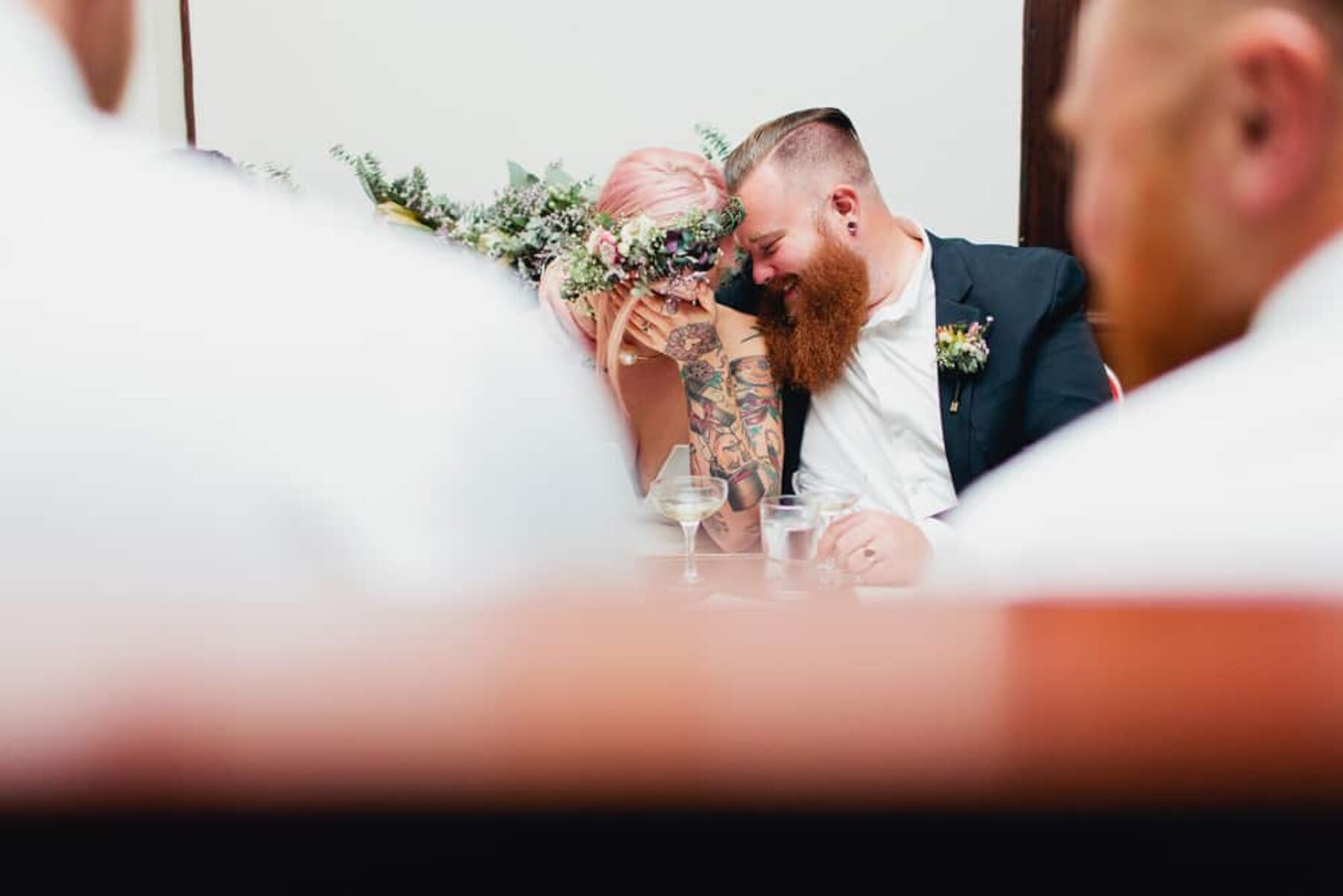 Hipster pub wedding at Grace Darling, Melbourne