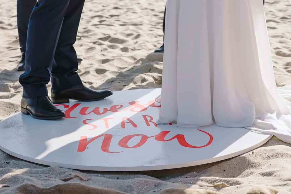 St Kilda beach wedding at West Beach Bathers Pavilion | Photography by Lara Luz