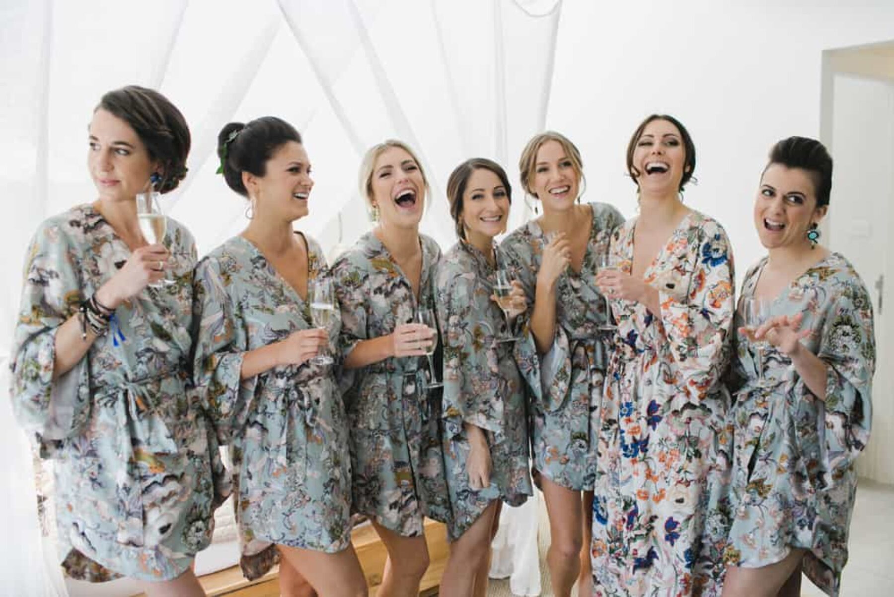bridesmaid dressing gowns