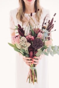 Best bouquets of 2015 / Protea and wildflower bouquet