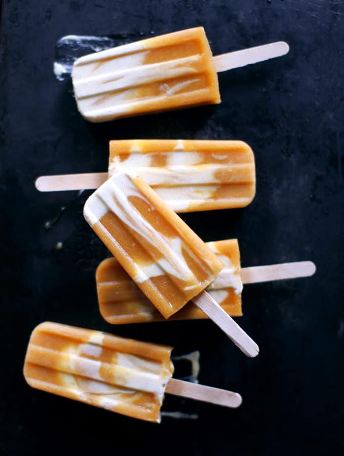 Vegan peach creamsicles by My New Roots / 10 clean-eating food bloggers we love