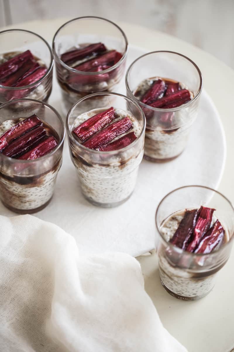Rhubarb chia pudding by Cook Republic / 10 clean-eating food bloggers we love