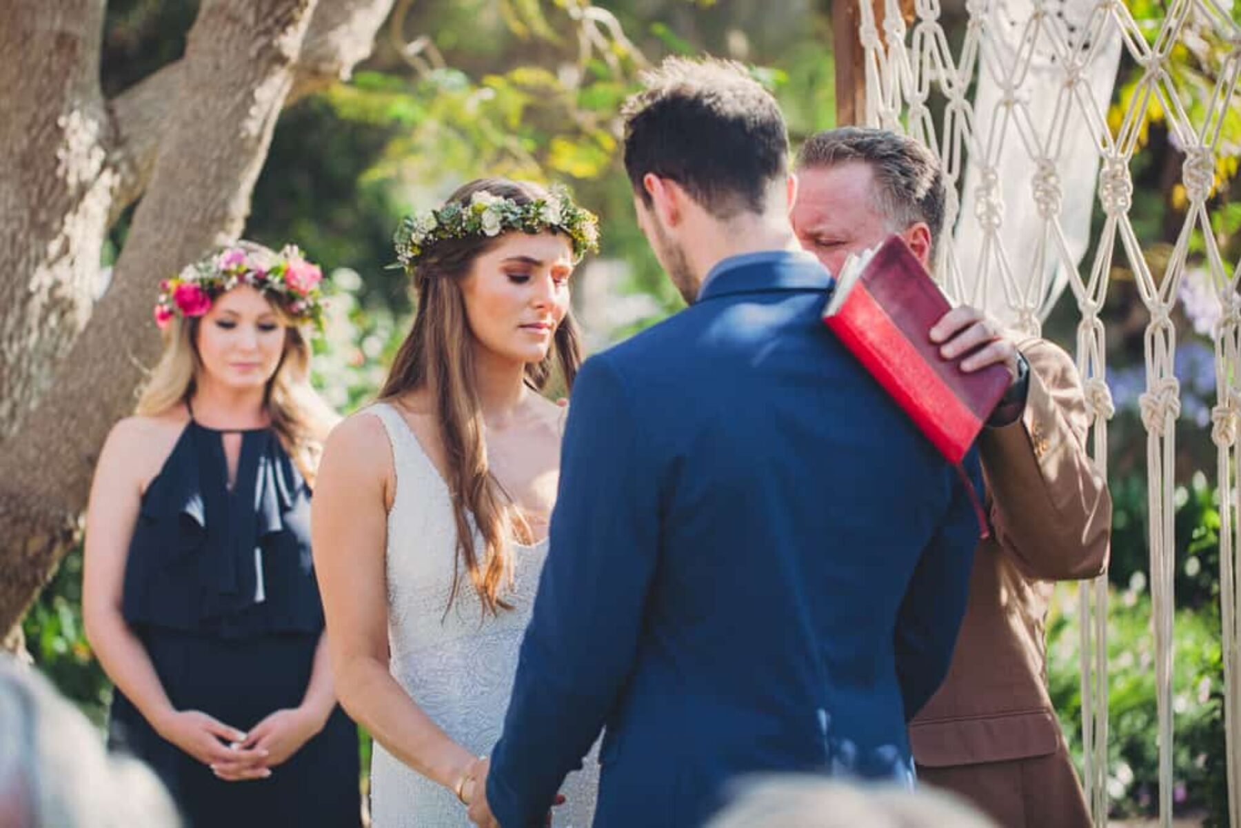 Australian backyard wedding