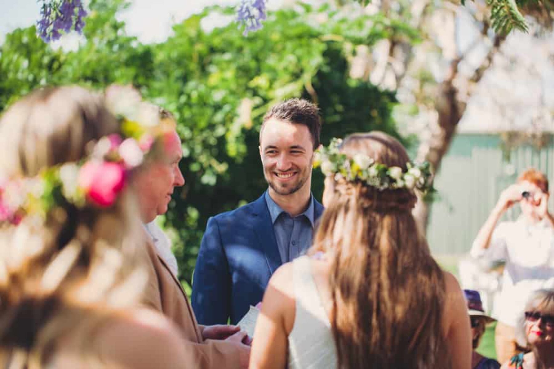 Australian backyard wedding