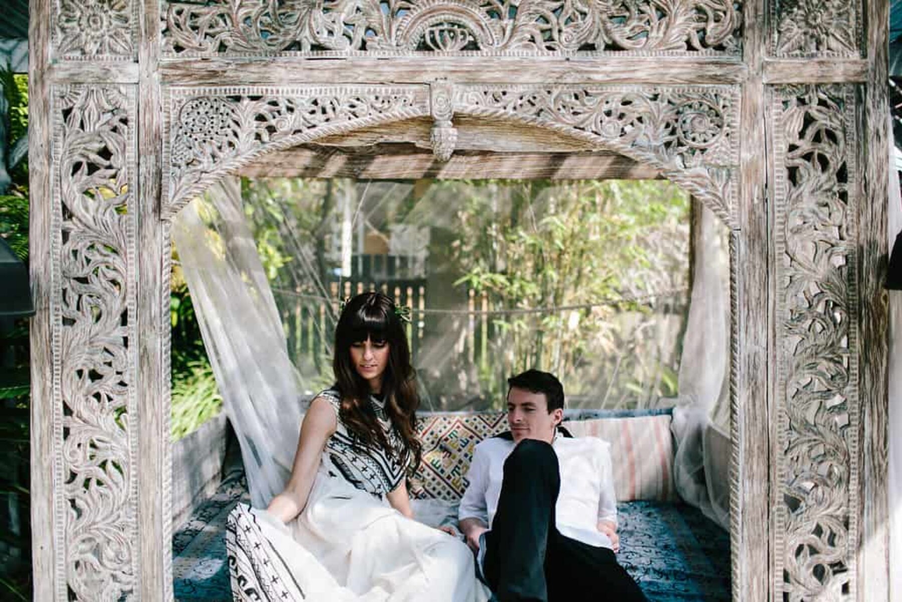 Boho Byron Bay wedding at The Secret Garden