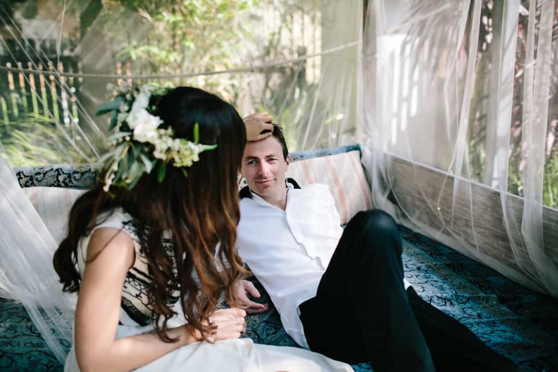 Boho Byron Bay wedding at The Secret Garden