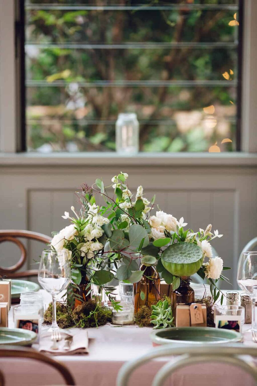 rustic table setting