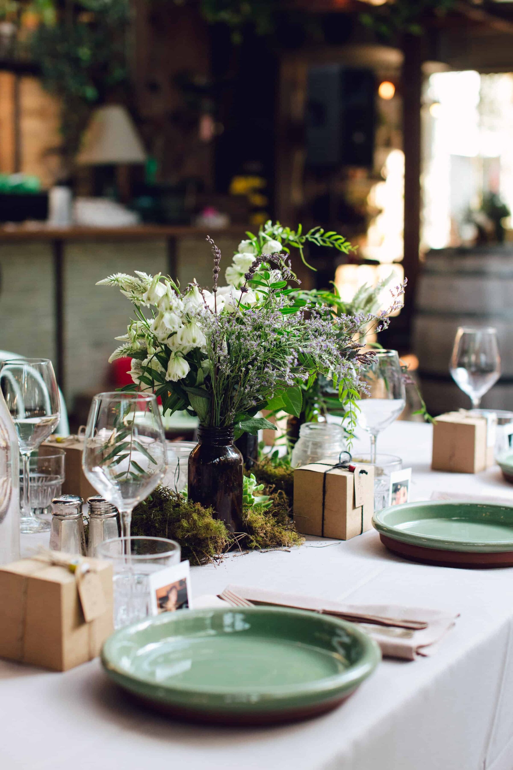 rustic table setting