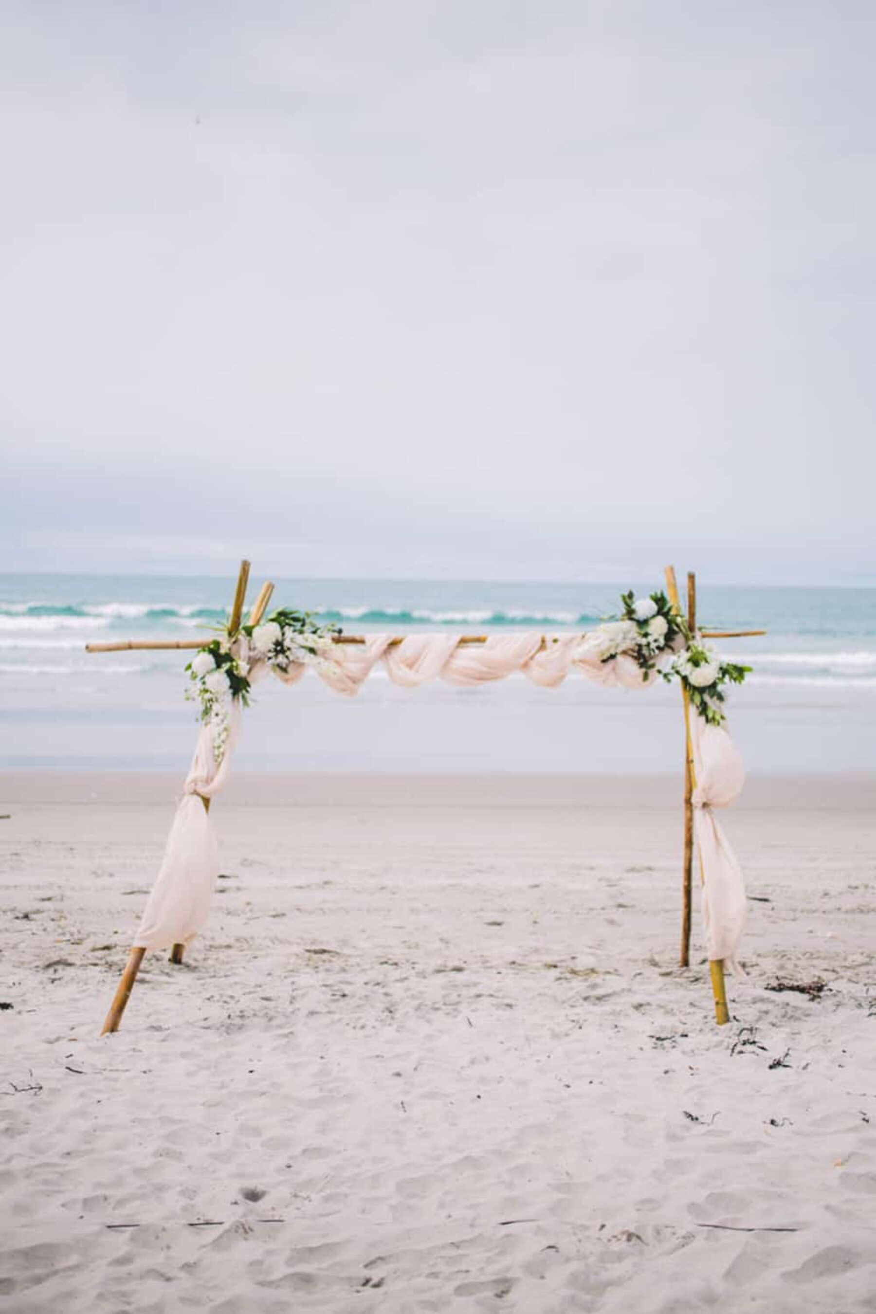 beach wedding Mount Maunganui