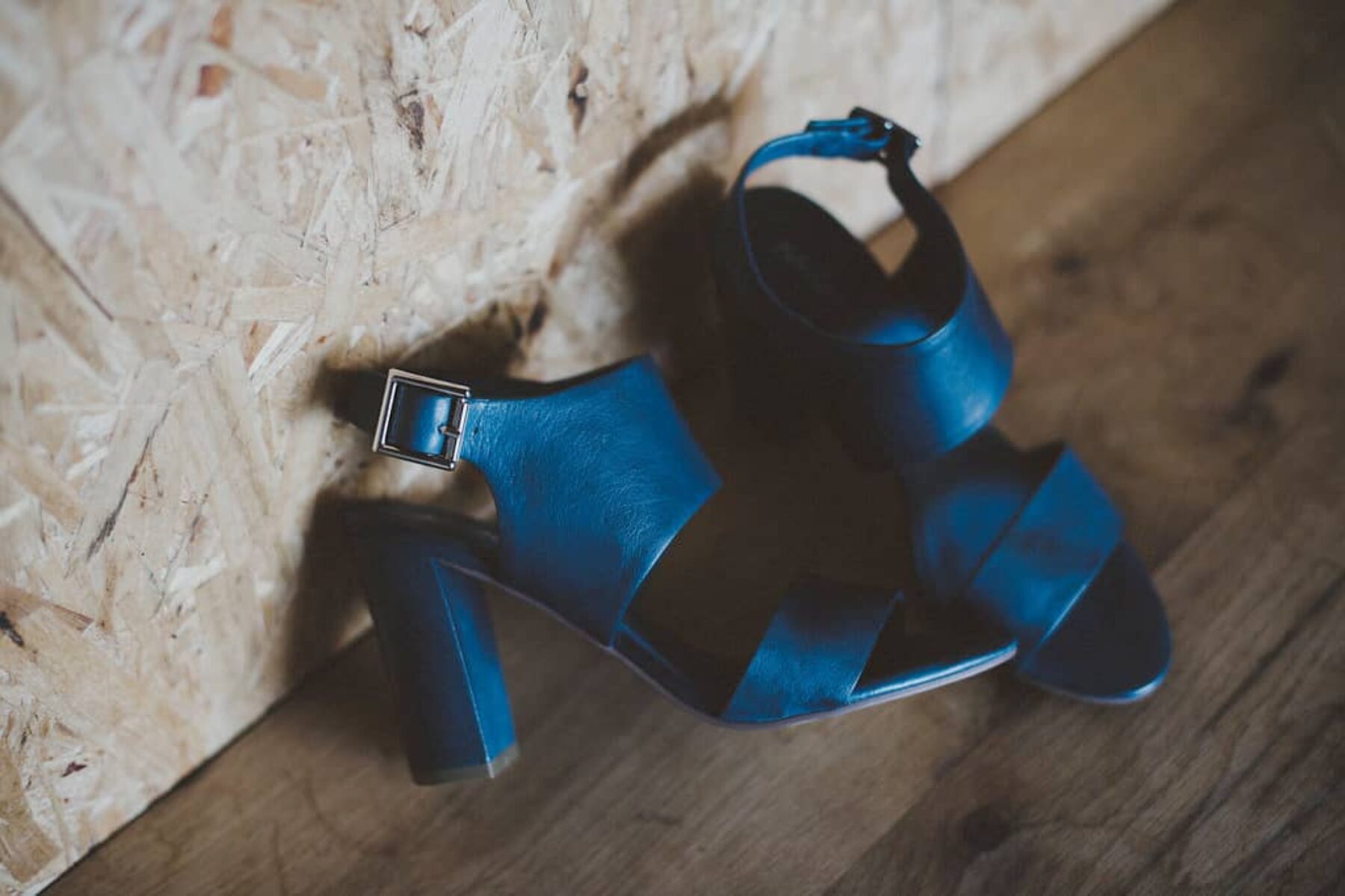 blue wedding shoes