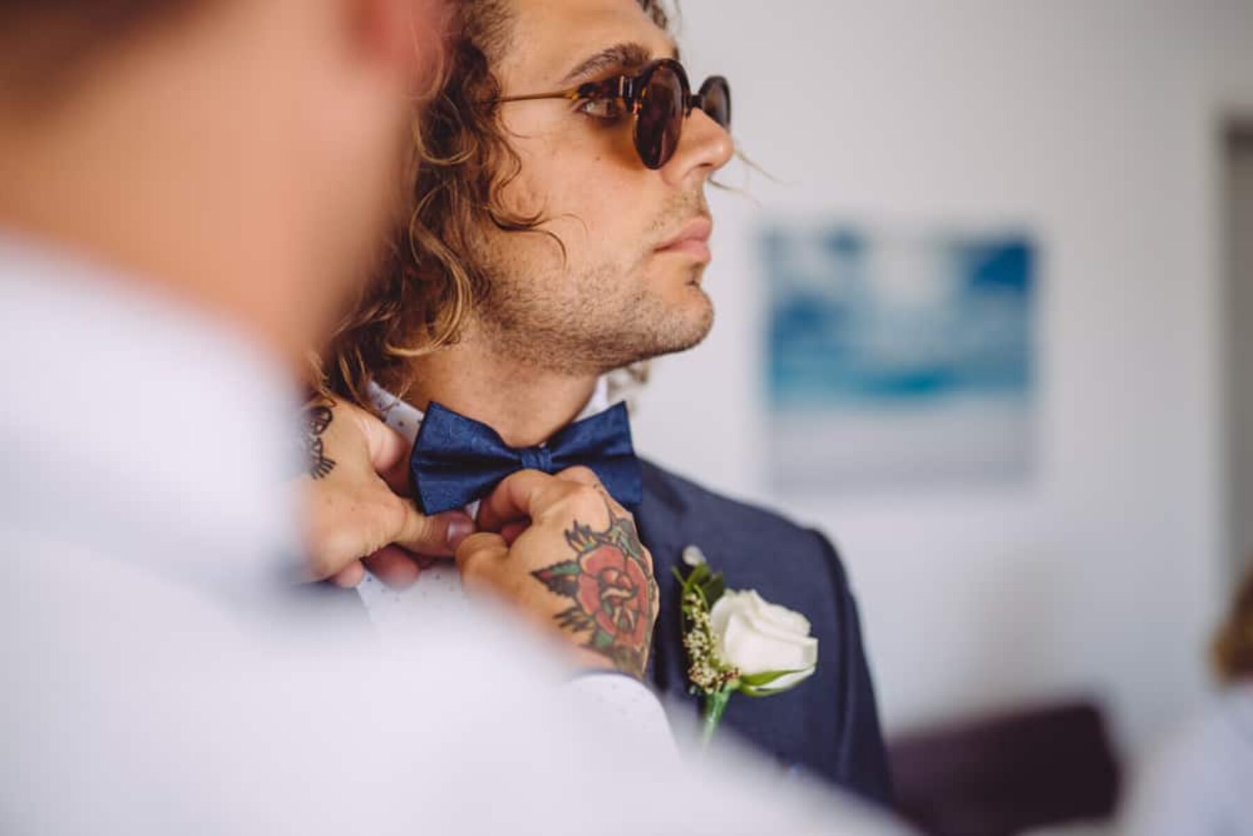 stylish groom