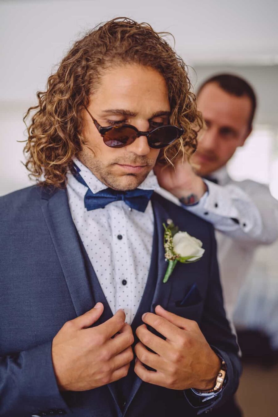 stylish groom