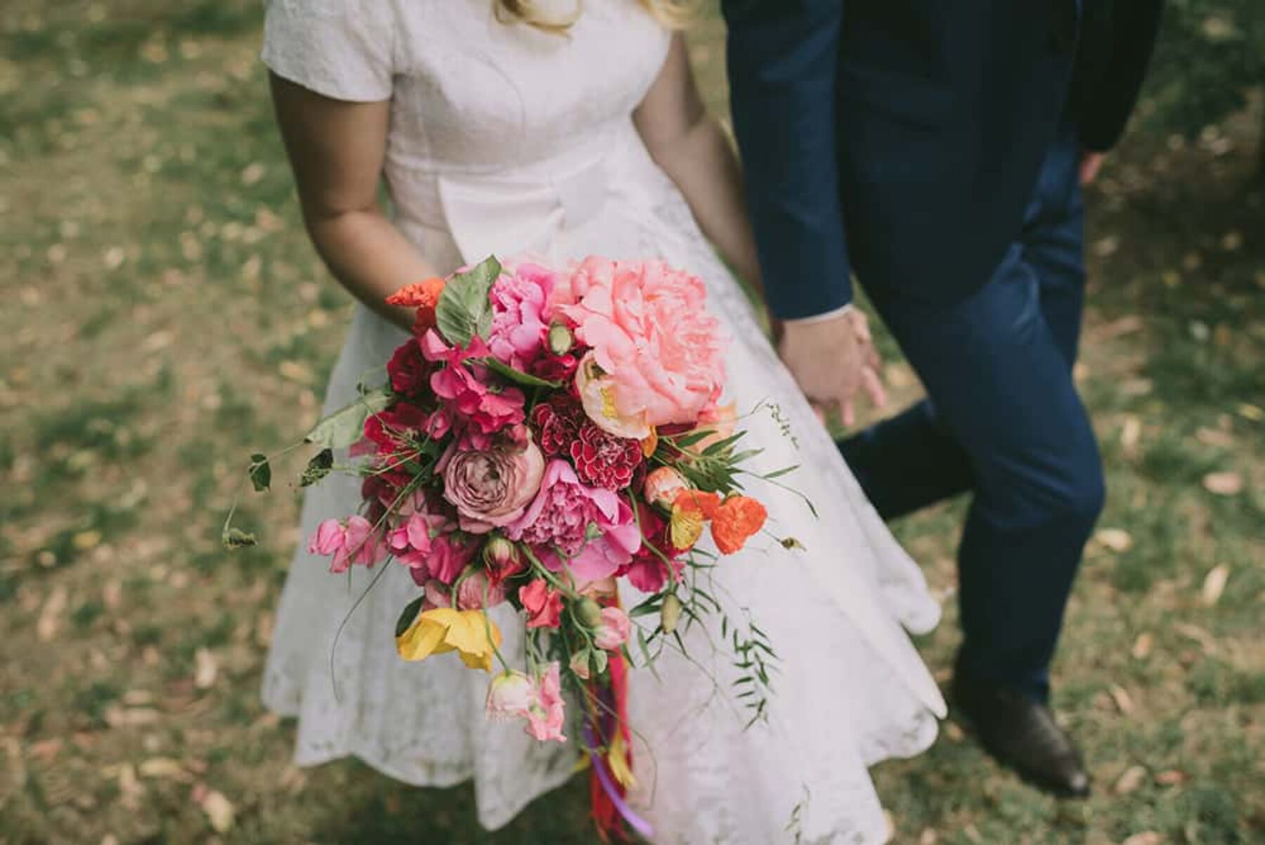 Colourful Melbourne wedding at Heide Museum