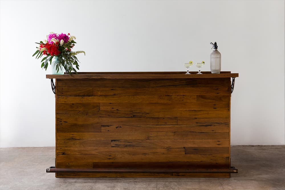 Reso & Co - reclaimed timber furniture and prop hire Sydney