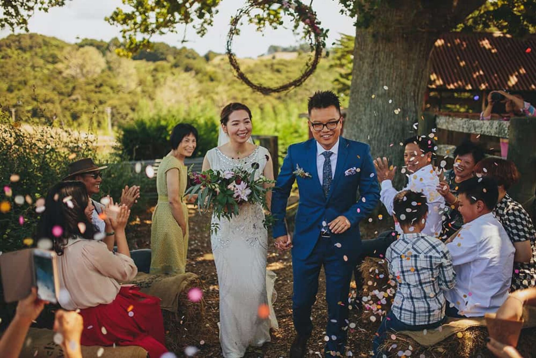 Relaxed rustic wedding at The Boutique Barn Auckland