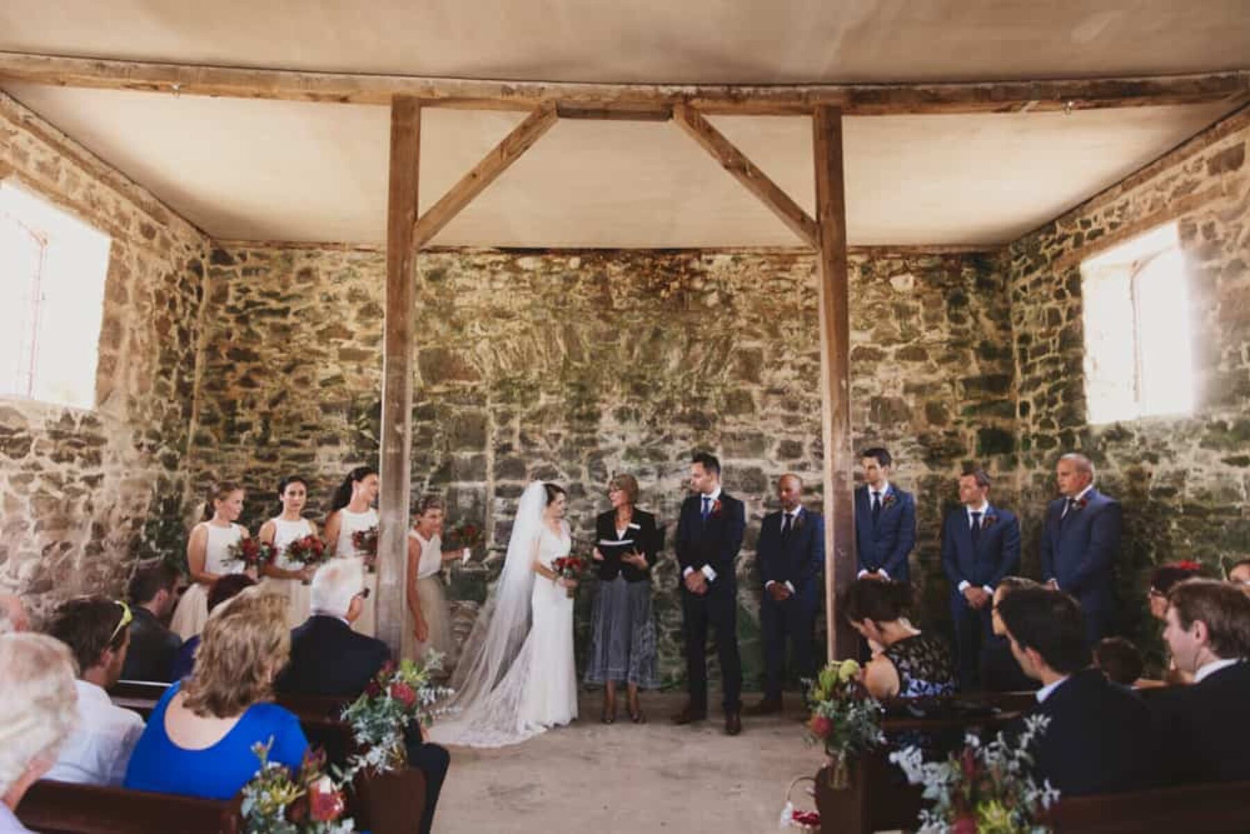Rustic wedding at Highfield House Tasmania