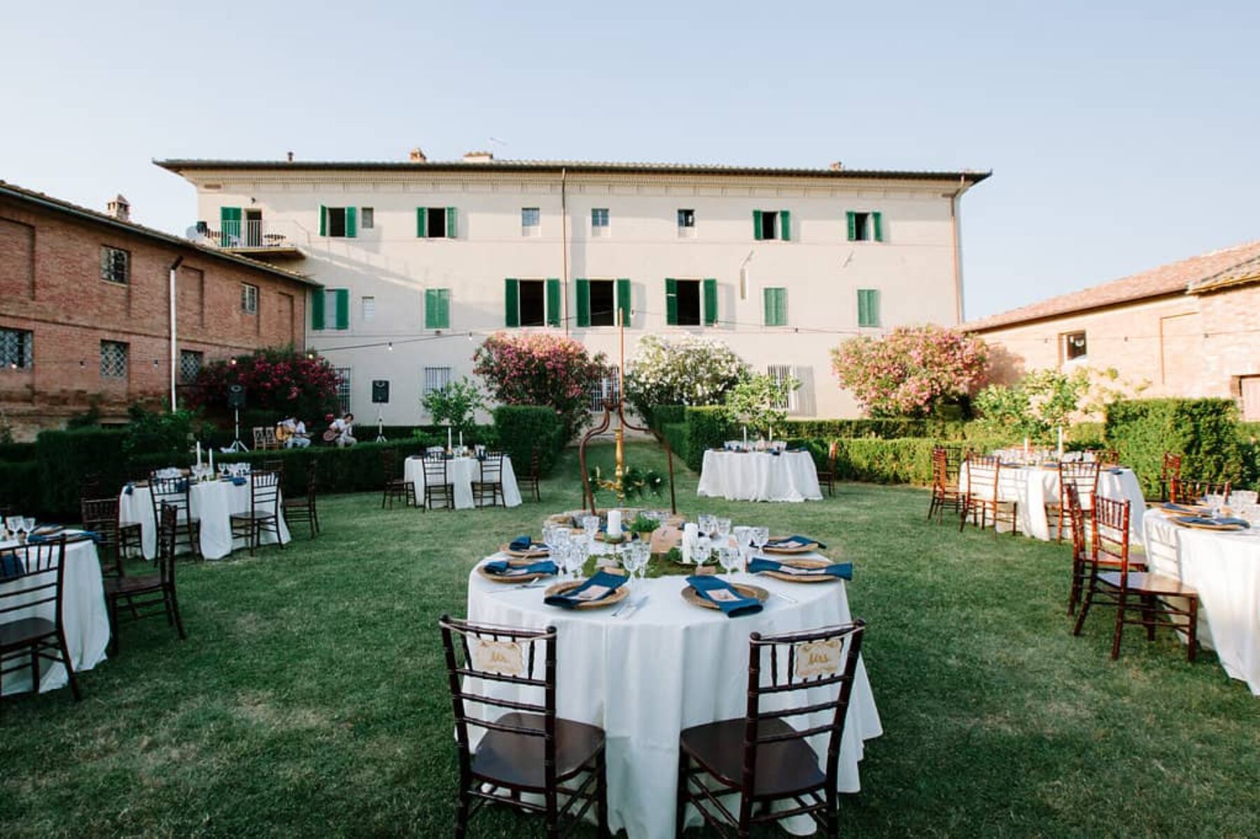 Rustic destination wedding at a Tuscan castle