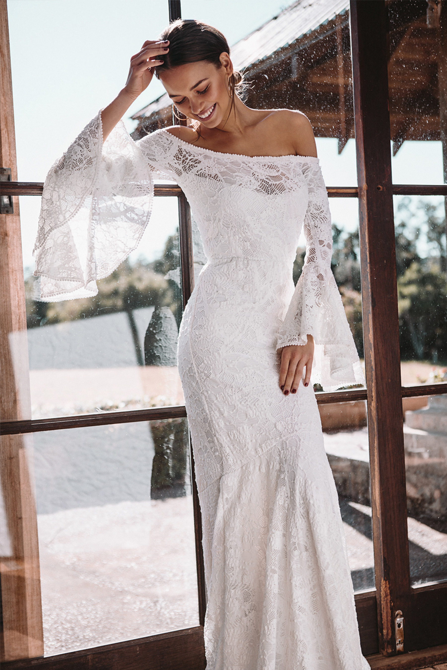 Grace Loves Lace bohemian wedding  gowns  made  in Australia  
