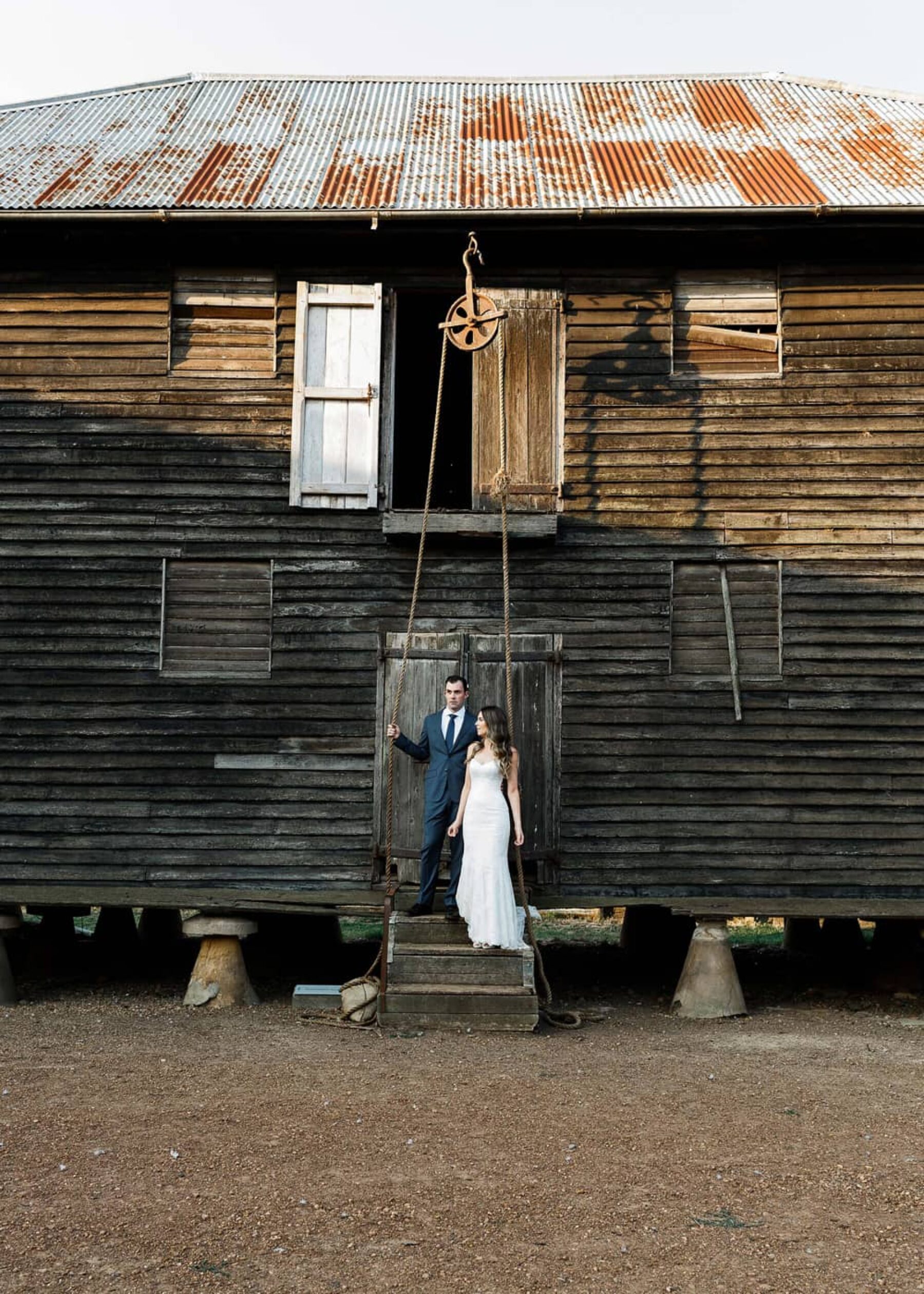 rustic barn wedding at Brickendon Estate Launceston - Harvard Wang photography