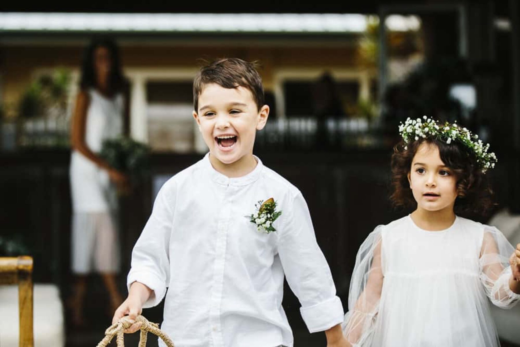 flower girl and page boy