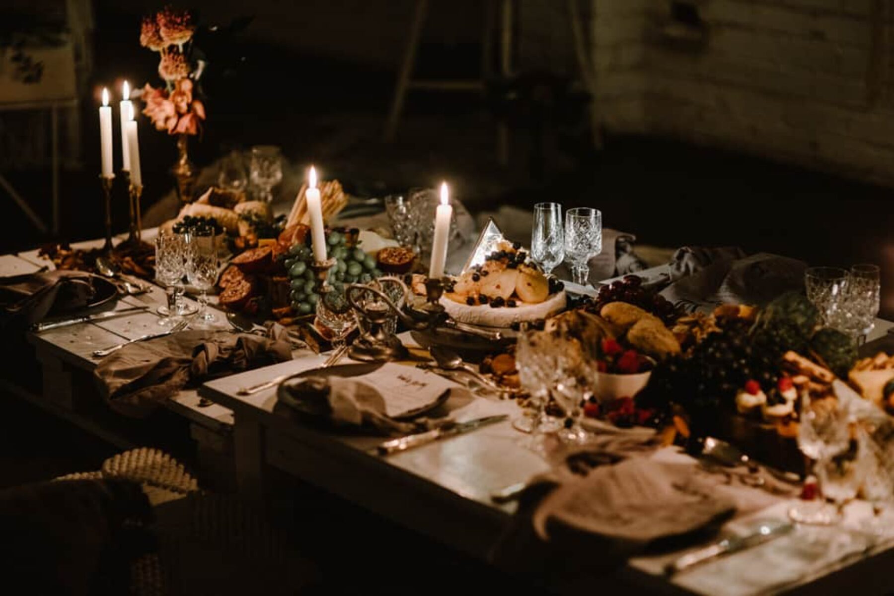 rustic grazing table for a foodie hen's party