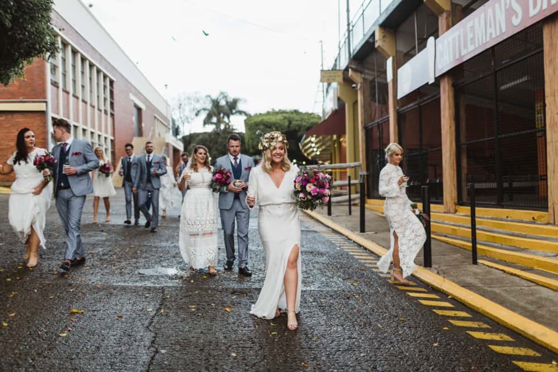 quirky & colourful wedding at Brisbane Showgrounds - photography by Janneke Storm