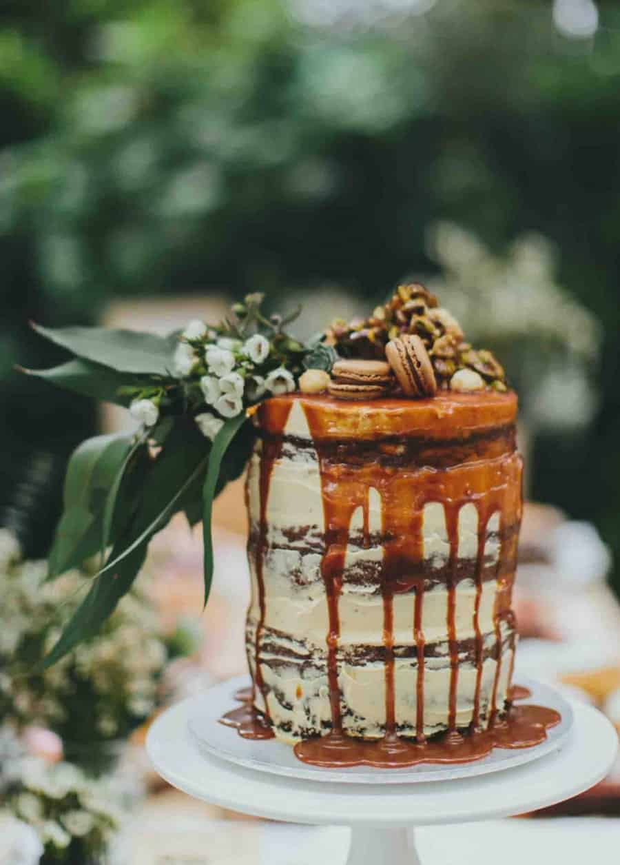 Best wedding cakes of 2016 - salted caramel drip cake