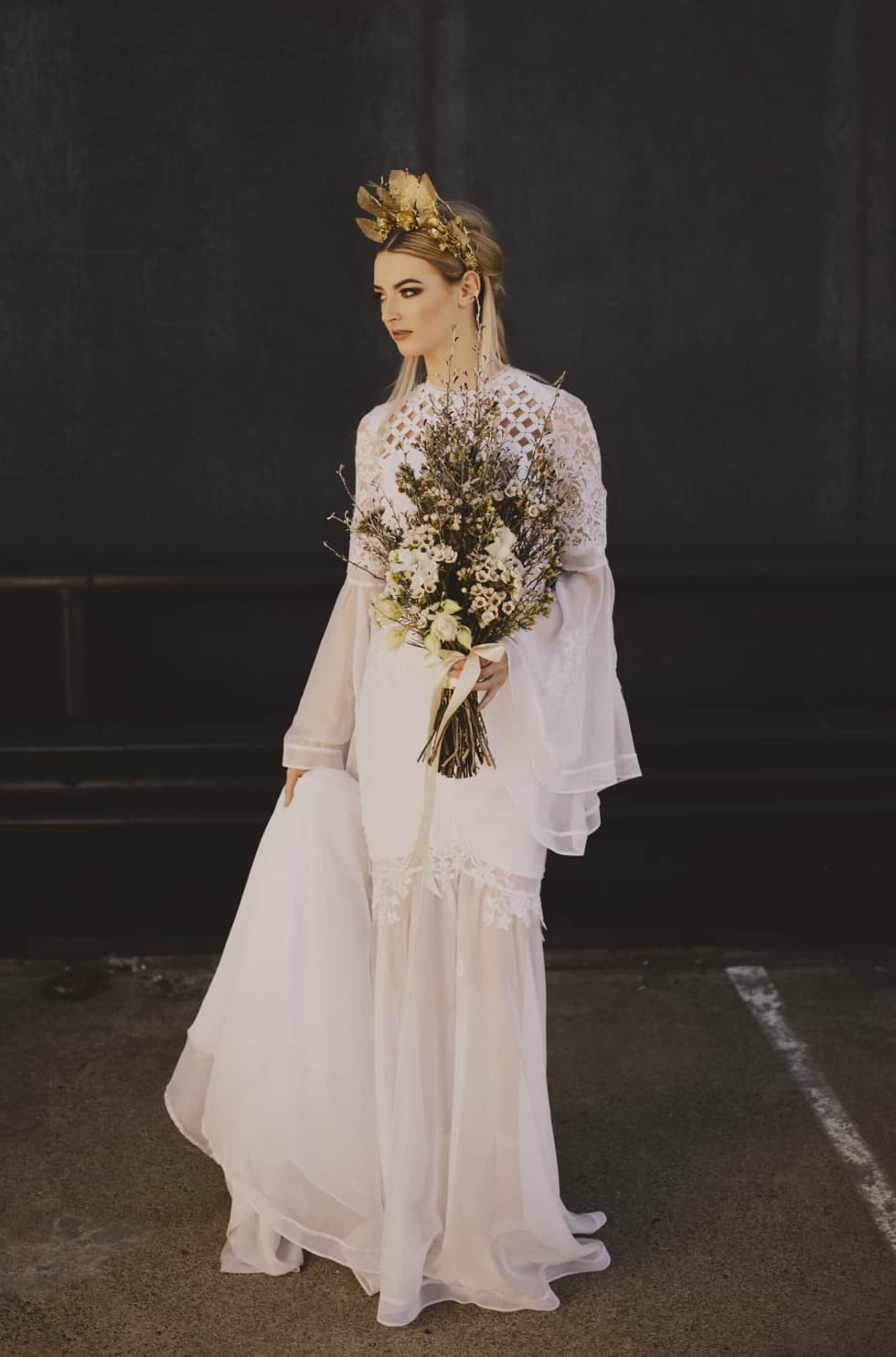 City Romance Modern Ethereal Bridal Editorial Nouba Com Au