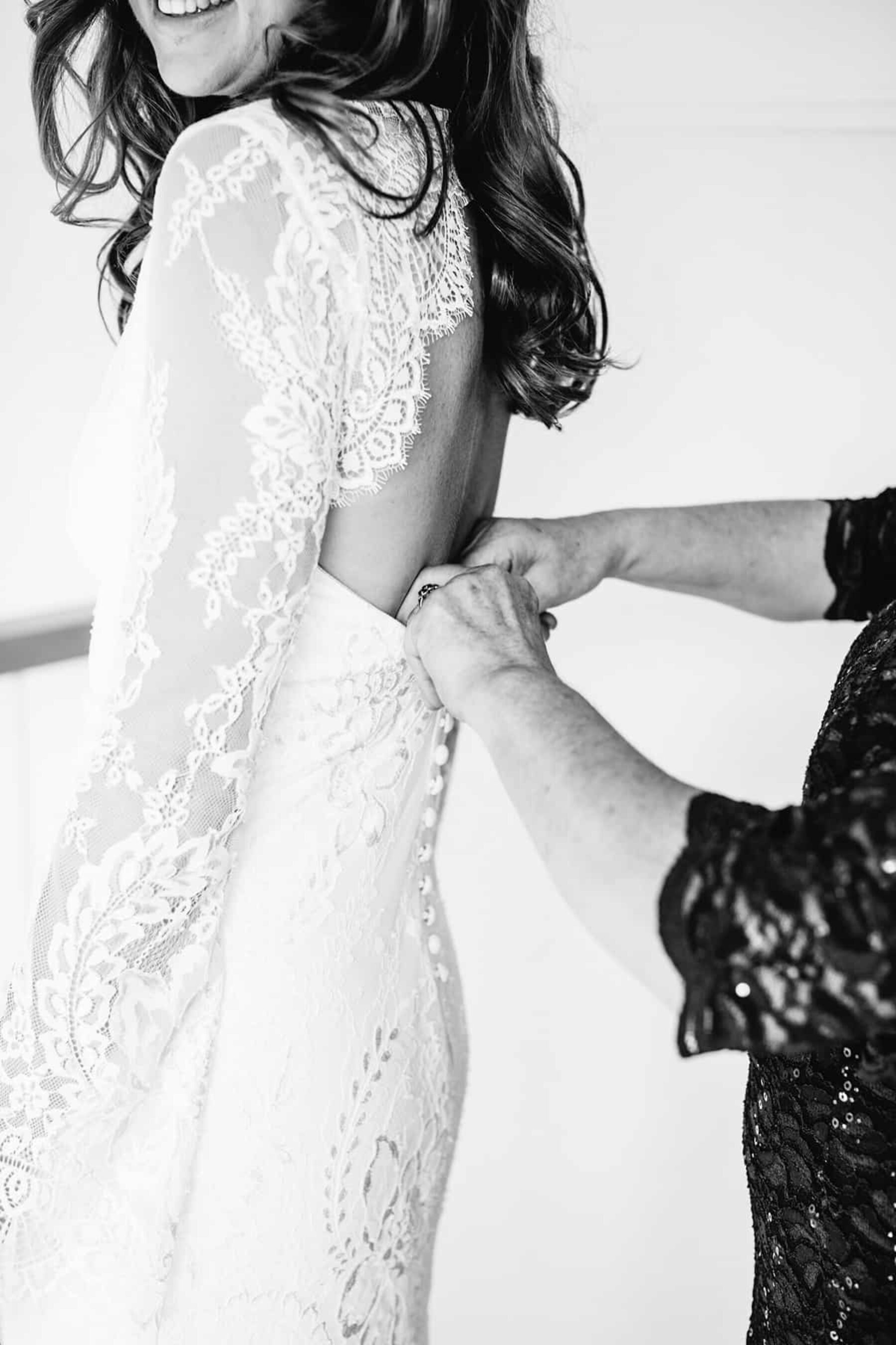backless wedding dress by Sydney designer Prea James Bridal
