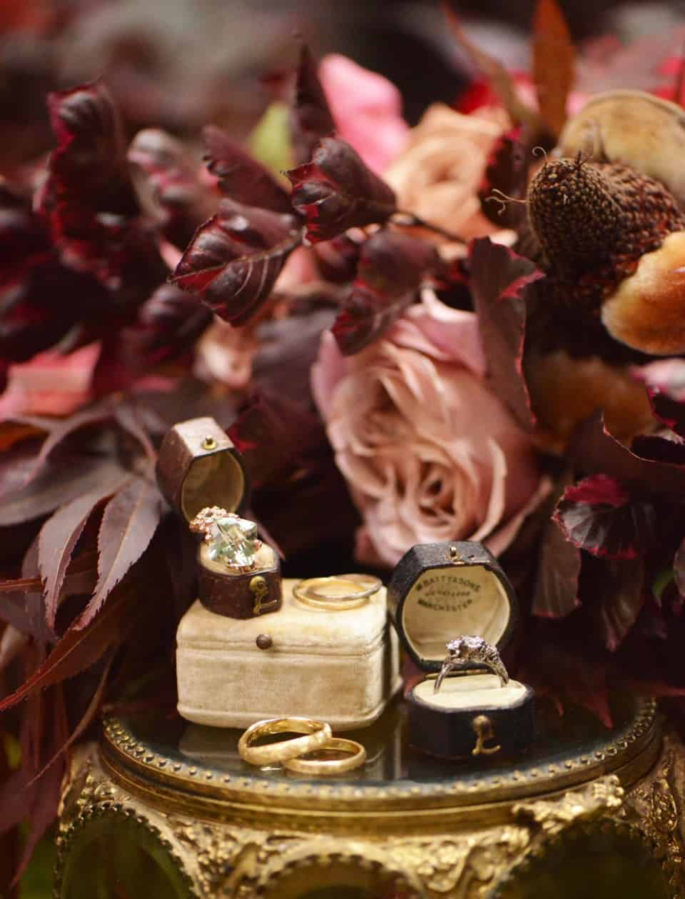 darkly romantic bespoke engagement rings by Julia deVille