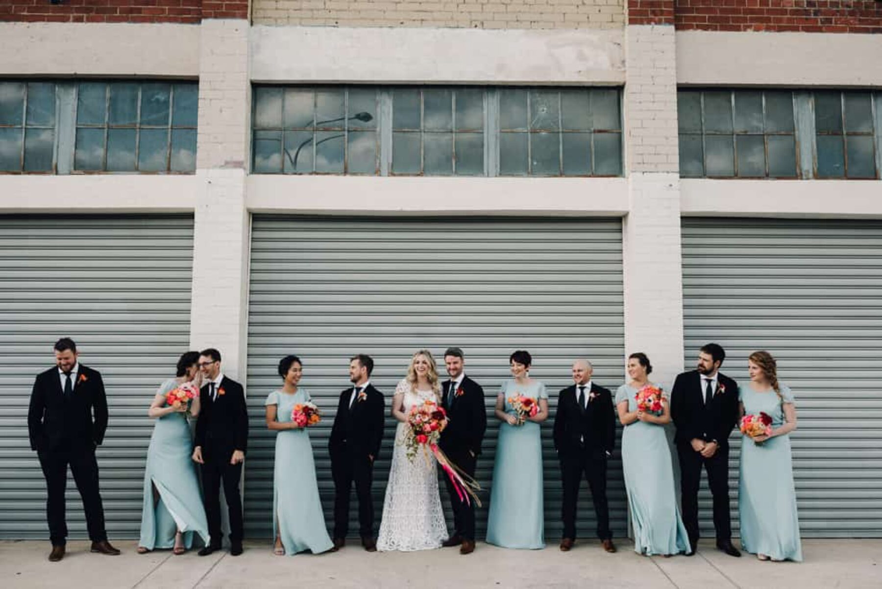 Colourful Perth City Farm wedding by James Simmons Photography