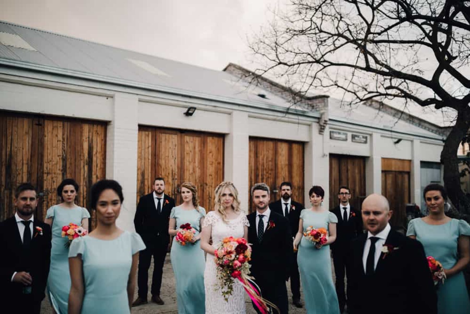 Colourful Perth City Farm wedding by James Simmons Photography