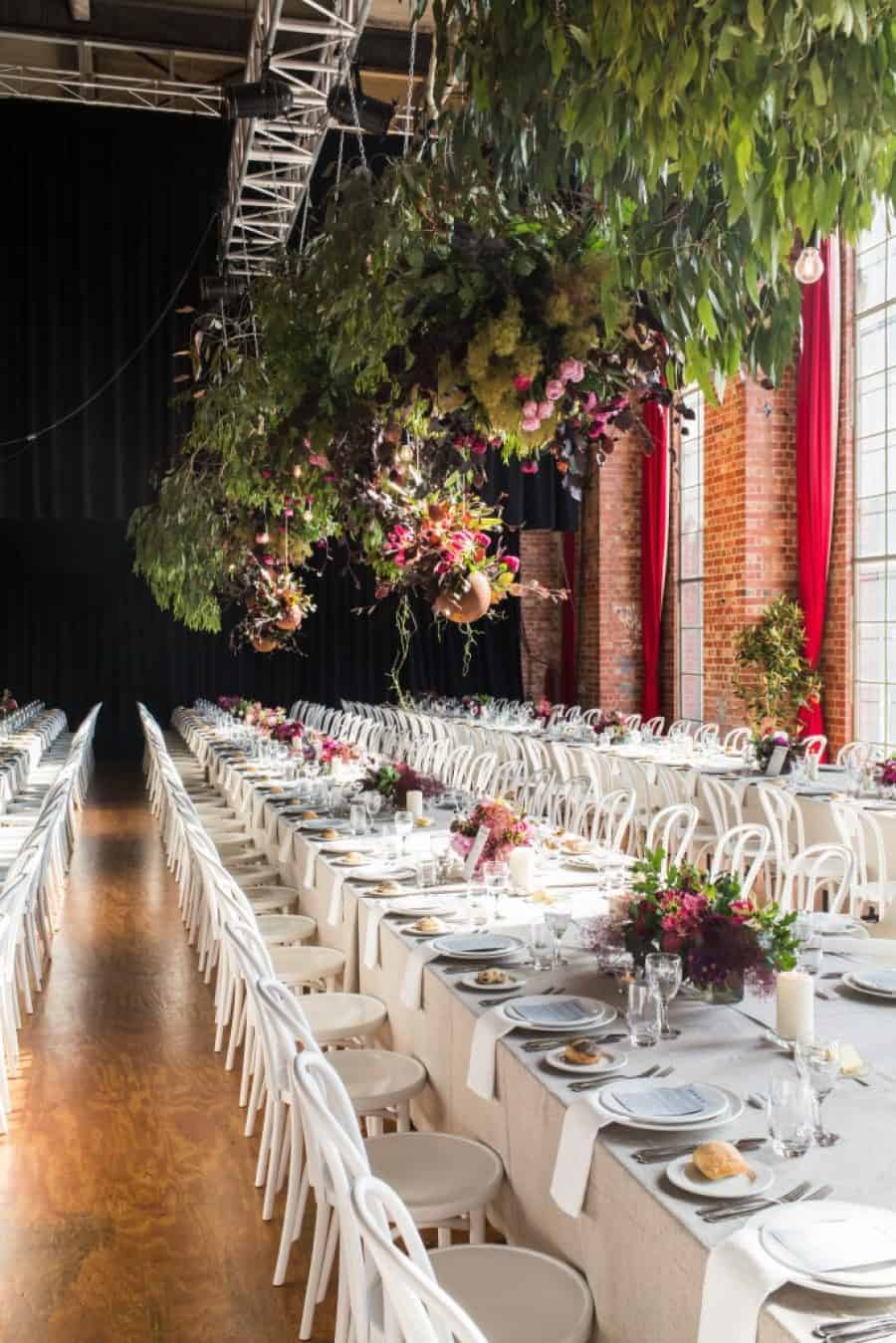 best wedding florals 2016 - hanging botanic installation