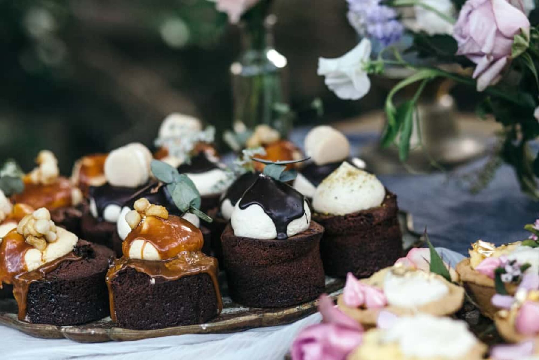 mud cupcakes with salted caramel