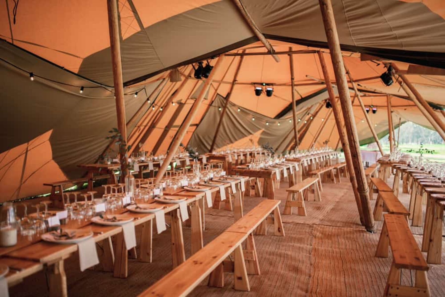 boho tipi wedding