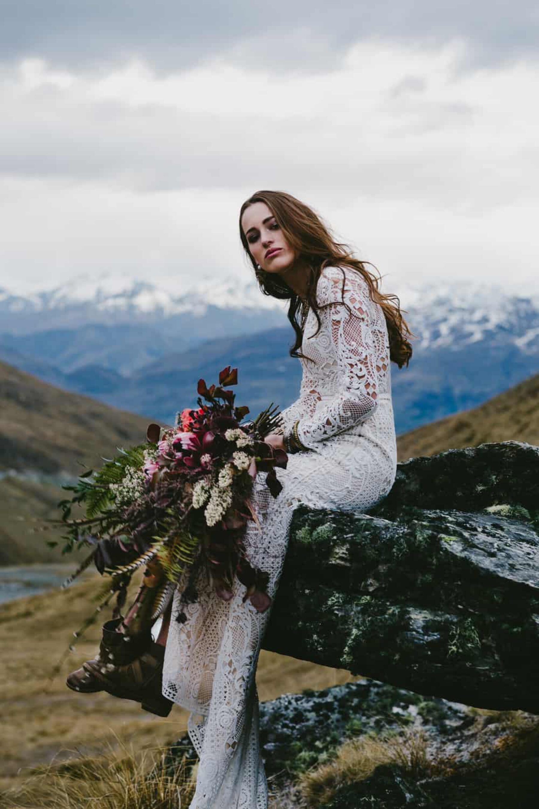 Queenstown mountain wedding - photography by Bonnie Jenkins
