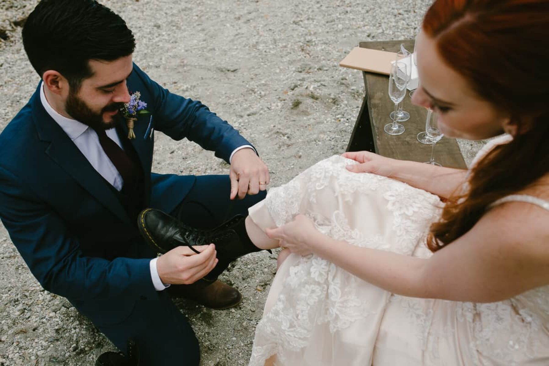 Majestic Lake Wanaka wedding by Bonnie Jenkins Photography