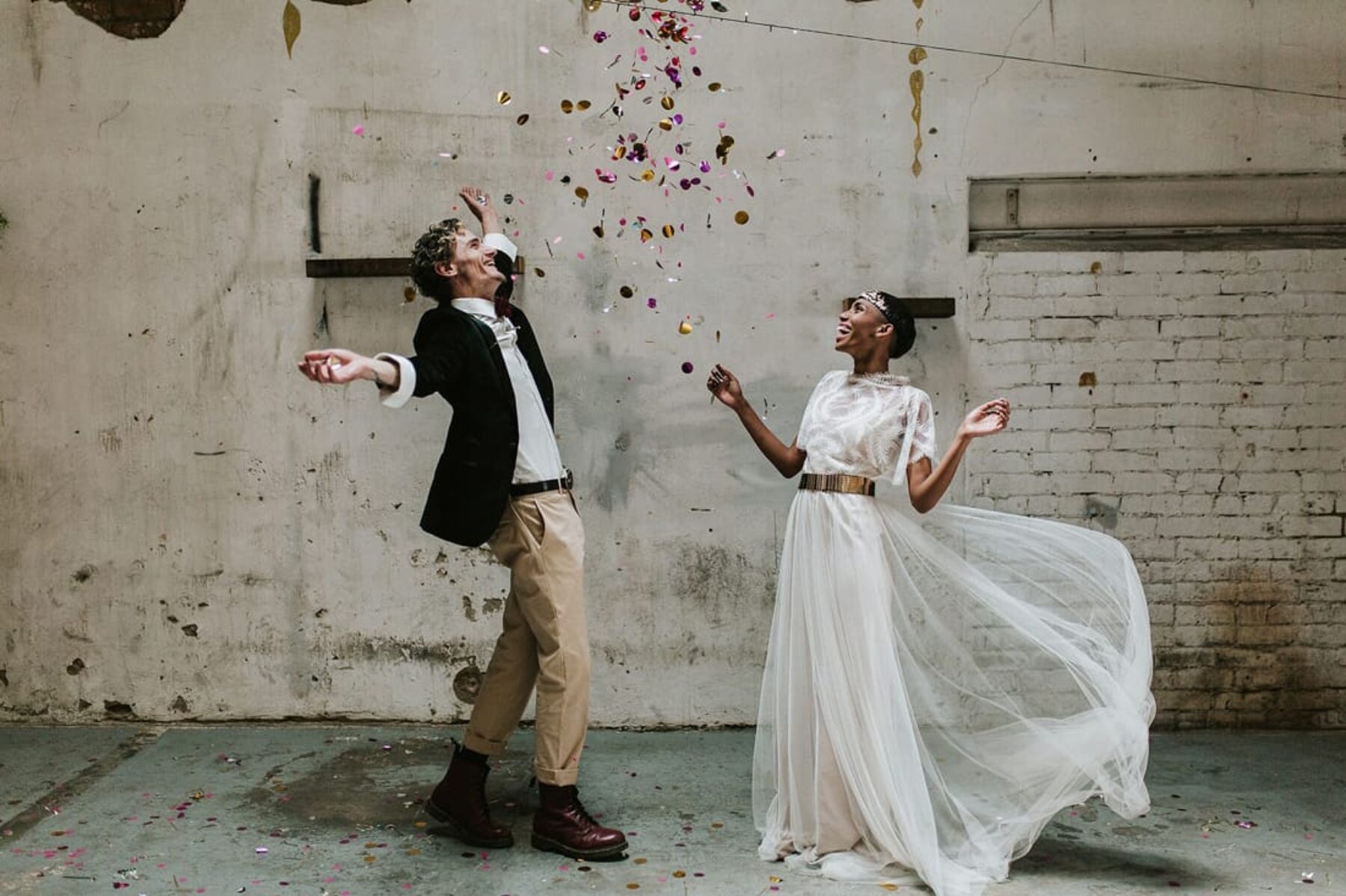 vitage/industrial wedding inspiration